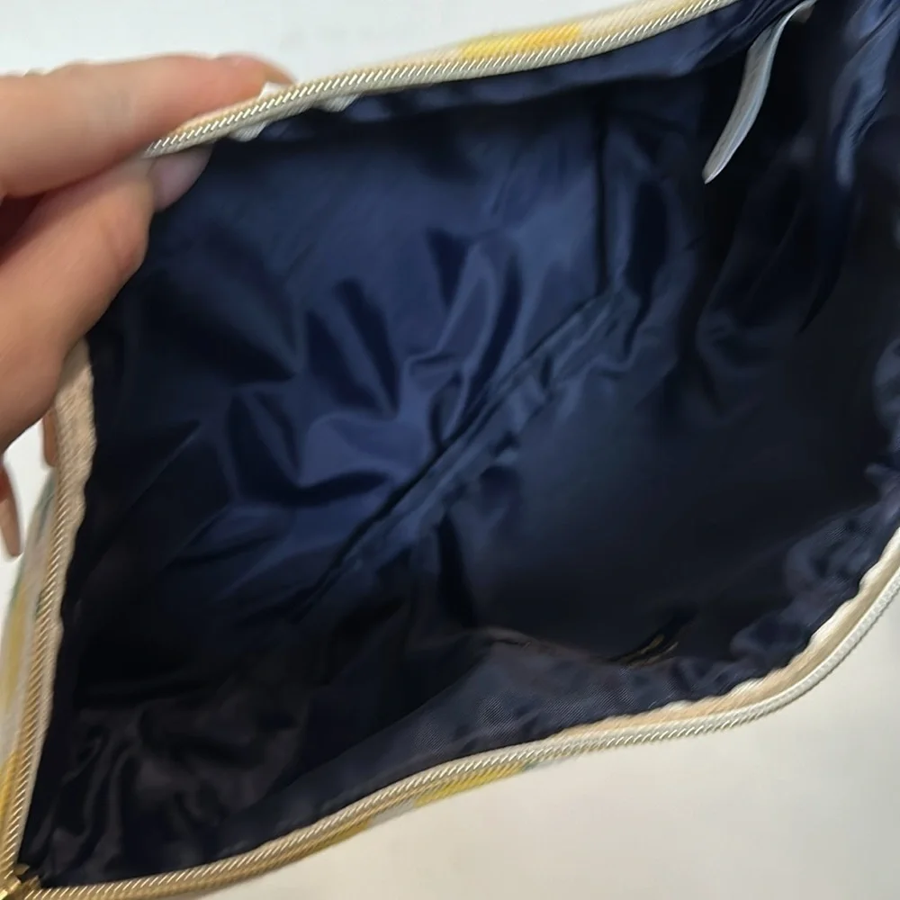 dabney lee cosmetic bag lemon themed GUC